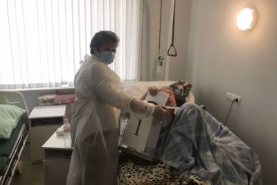 Одно из последних заявлений о выездном голосовании в Железноводске поступило из городской больницы