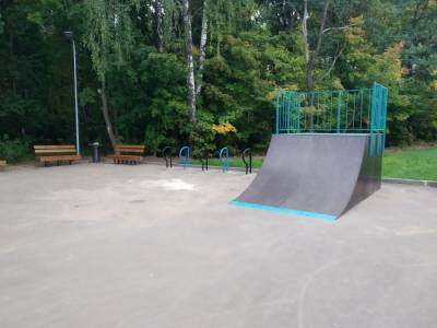 Скейт-площадку установили в сквере «Лесной массив» в Приокском районе