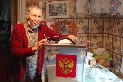 Единственная жительница рязанского села Ветринка проголосовала на дому