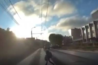В Рязани ребёнок перебежал дорогу перед ехавшим автомобилем