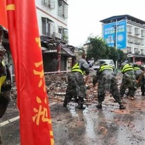 На юго-западе Китая произошло землетрясение, есть жертвы. Фото