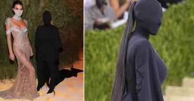 Ким Кардашьян напоминает монахиню в своем черном образе Met Gala 2021