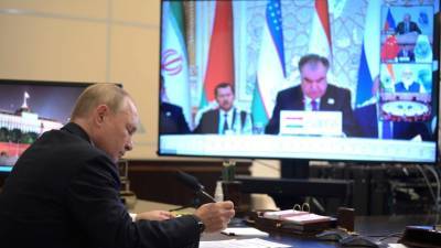 Путин: Нужно задействовать потенциал ШОС для мирного процесса в Афганистане