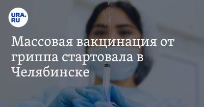 Массовая вакцинация от гриппа стартовала в Челябинске