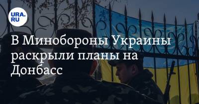 В Минобороны Украины раскрыли планы на Донбасс