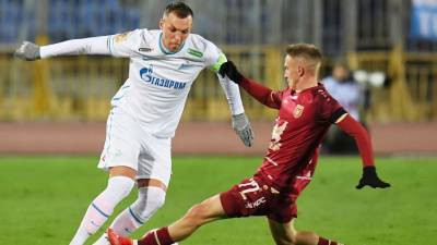 Дзюбу признали лучшим футболистом матча «Рубин» — «Зенит»