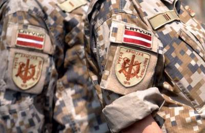 Латвийские военные потеряли беспилотник во время учений