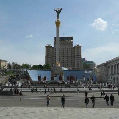 В центре Киева проходит акция протеста против вакцинации от ковида