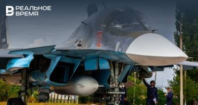 Российские Су-34 разбомбили условные цели под Воронежем