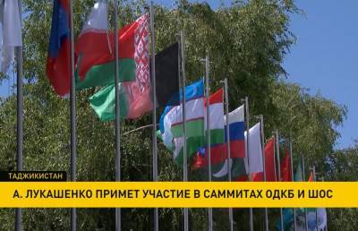 Лукашенко примет участие в саммитах ОДКБ и ШОС в Таджикистане