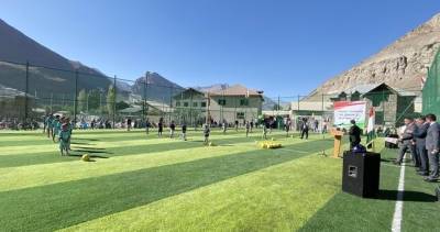 Новую футбольную площадку в Хороге построила Федерация футбола Таджикистана