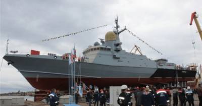 РФ в оккупированной Керчи спустила на воду корабль "Аскольд", способный нести ракеты "Калибр"