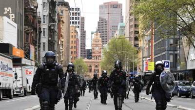В Мельбурне 200 человек арестовали за участие в протестах против локдауна