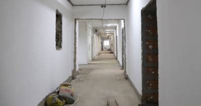 В красногорском роддоме стартовала чистовая отделка верхних этажей