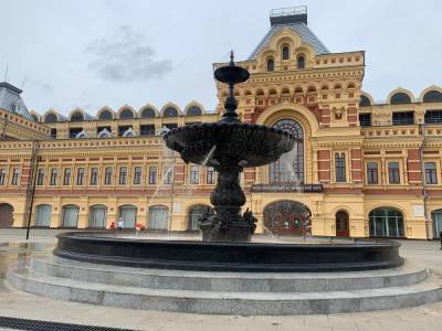 Реконструкция фонтана на территории Нижегородской ярмарки завершена