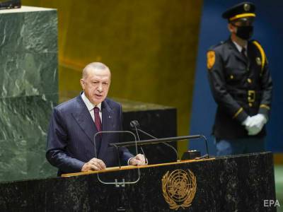 Эрдоган на заседании Генассамблеи ООН заявил, что Турция не признает аннексию Крыма Россией