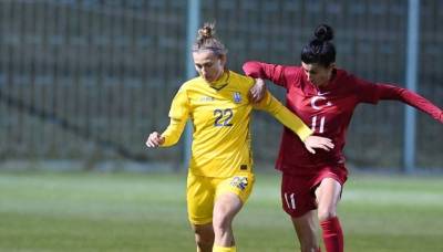 Женская сборная Украины по футболу в спарринге победила Турцию