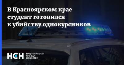 В Красноярском крае студент готовился к убийству однокурсников