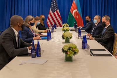 Глава МИД Азербайджана встретился с заместителем госсекретаря США по политическим вопросам (ФОТО)