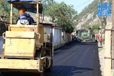 В Кайтагском районе отремонтировали улицу по проекту «Мой Дагестан – мои дороги»