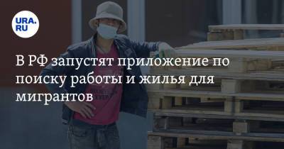 В РФ запустят приложение по поиску работы и жилья для мигрантов