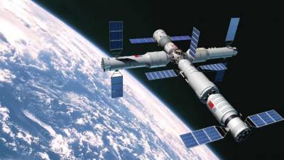 Грузовой корабль «Тяньчжоу-3» успешно состыковался с основным модулем космостанции