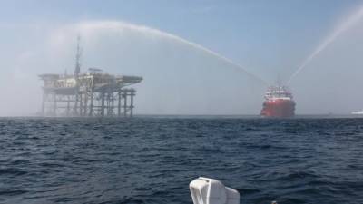 На газодобывающей платформе в Чёрном море прошли антитеррористические учения