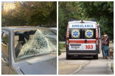 Подростка снес автомобиль на "зебре", телом выбил лобовое стекло: кадры аварии в Одессе
