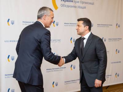 Зеленский на встрече со Столтенбергом заявил о необходимости четкой перспективы членства Украины в НАТО