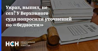 Игорь Трунов - Украл, выпил, не сел? У Верховного суда попросили уточнений по «бедности» - nsn.fm - Россия
