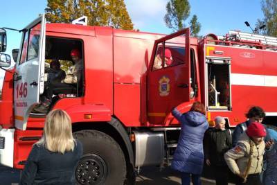 Детям в Сланцевском районе провели «День пожарной безопасности»