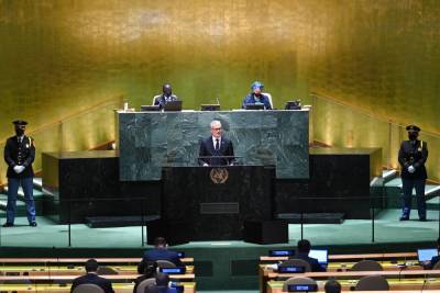 Г. Науседа призвал ООН помочь в разрешении миграционного кризиса в Литве