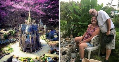 Творческие пенсионеры создали сад из камней, где даже есть мини-собор Парижской Богоматери