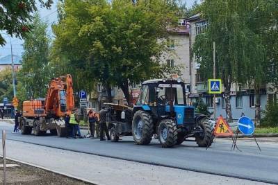 В Йошкар-Оле продолжается ремонт улицы Панфилова