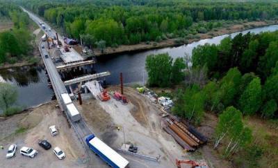 На трассе Тюмень – Тобольск после ремонта открыли половину моста