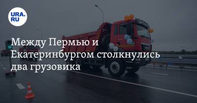 Между Пермью и Екатеринбургом столкнулись два грузовика. Водитель погиб