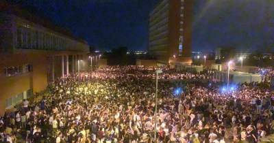 В Мадриде полиция не смогла разогнать студенческую вечеринку на 25 тысяч человек (видео)