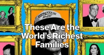 Агенство Bloomberg составили рейтинг самых богатых семей в мире