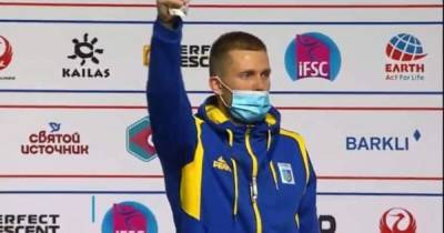 Украинец получил “золото” чемпионата мира по скалолазанию