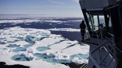 Площадь арктических льдов за лето изменилась неожиданно слабо
