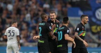 «Интер» забил шесть голов в ворота «Болоньи» в домашнем матче