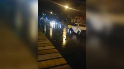 Последствия массового ДТП с такси в Воронеже сняли на видео
