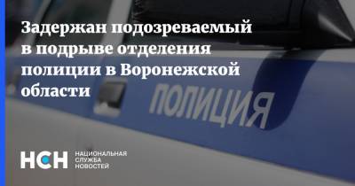 Задержан подозреваемый в подрыве отделения полиции в Воронежской области