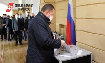Представитель президента в ПФО Игорь Комаров проголосовал на выборах в Нижнем Новгороде
