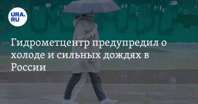 Гидрометцентр предупредил о холоде и сильных дождях в России