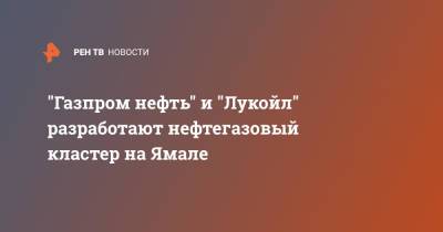 "Газпром нефть" и "Лукойл" разработают нефтегазовый кластер на Ямале