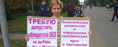 Волгоградские активисты провели пикет «За честные выборы»
