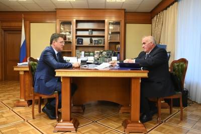 Сергей Ситников и Александр Новак обсудили процесс газификации Костромской области
