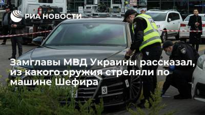 Замглавы МВД Украины: стрельбу по машине Шефира вели патронами, произведенными в Венгрии
