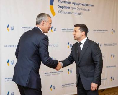 Зеленский обсудил с Генесеком НАТО вступление Украины в блок